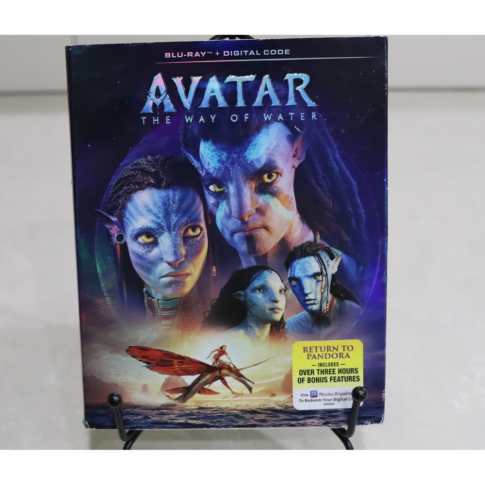Avatar The Way of Water Blu-ray Digital Code 2-Disc Set James Cameron 2023 NEW